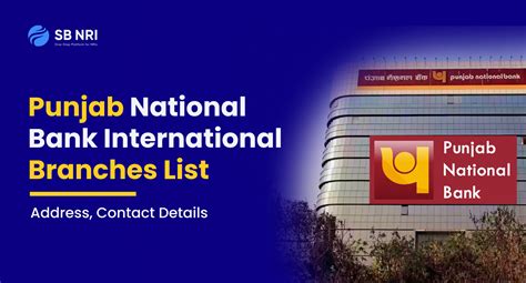 PNB Branches in the US .